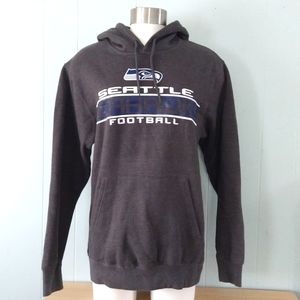 Seattle Seahawks Hoodie Hooded sweatshirt charcoal gray nfl